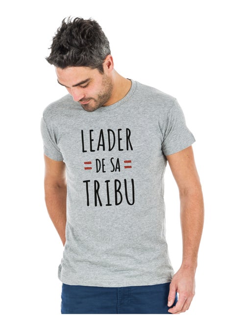 T-shirt Homme - LEADER DE SA TRIBU - Kiabi