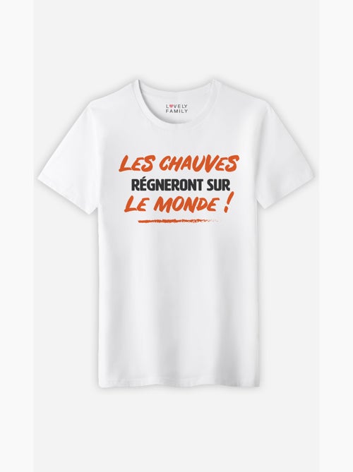 T-shirt Homme - LES CHAUVES REGNERONT - Kiabi