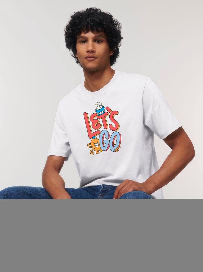 T-shirt Homme - LETS GO 2 Blanc - Kiabi