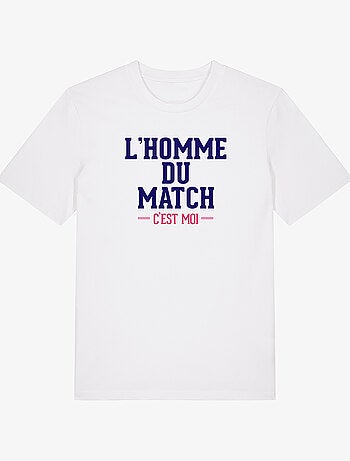 T-shirt Homme - L'HOMME DU MATCH C'EST MOI