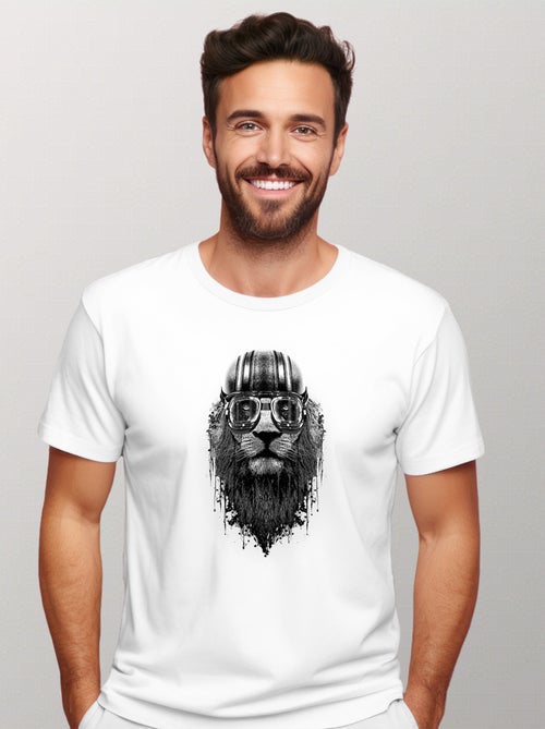 T-shirt Homme - LION RIDER - Kiabi