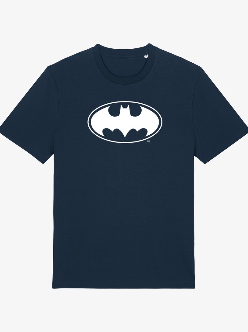 T-shirt Homme - LOGO BATMAN WHITE Bleu marine - Kiabi
