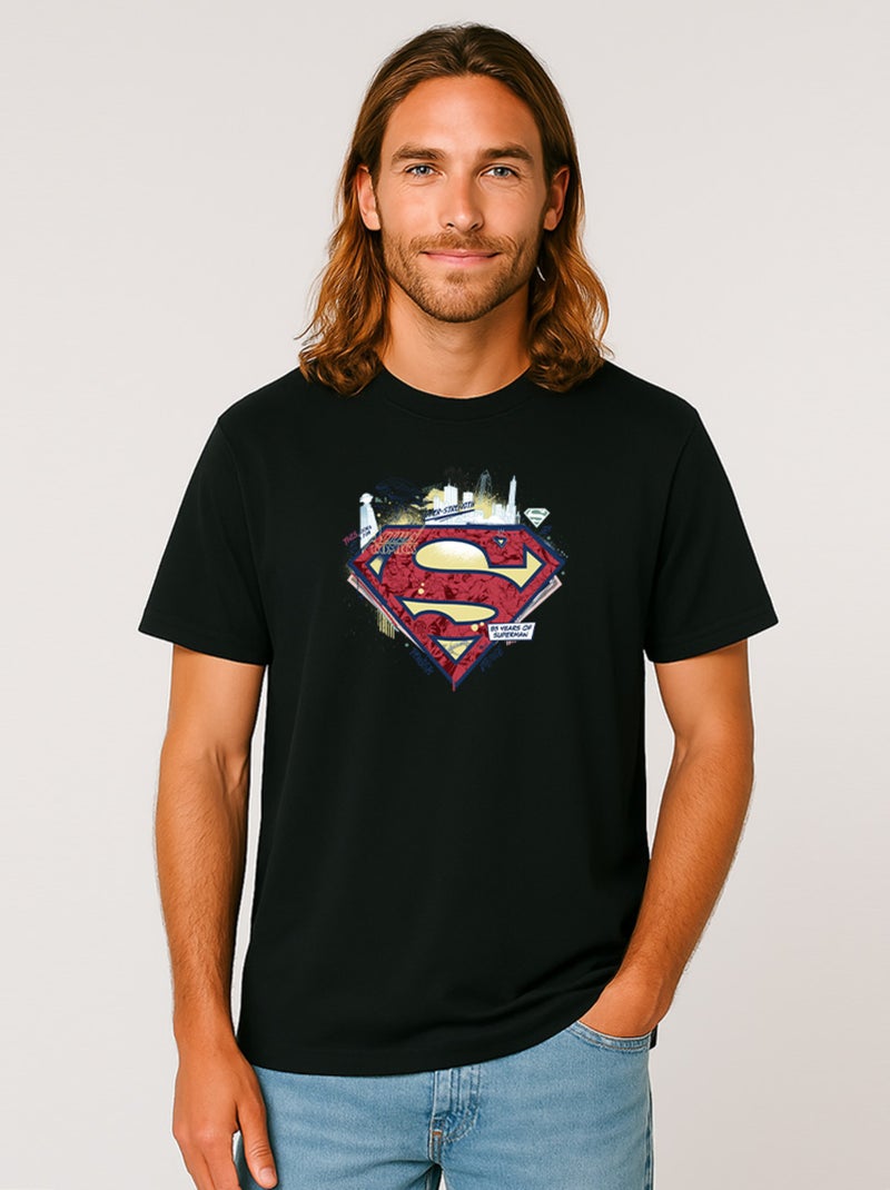 T-shirt Homme - LOGO SUPERMAN 1 Noir - Kiabi