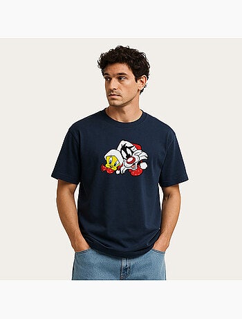 T-shirt Homme - LOONEY TUNES SYLVESTER AND TWEETY
