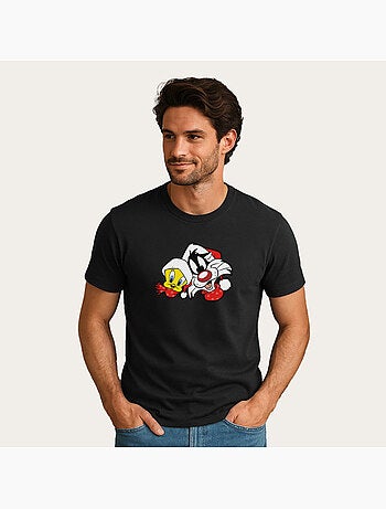 T-shirt Homme - LOONEY TUNES SYLVESTER AND TWEETY