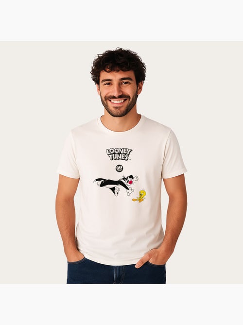 T-shirt Homme - LOONEY TUNES TWEETY 80TH THE CHASE - Kiabi