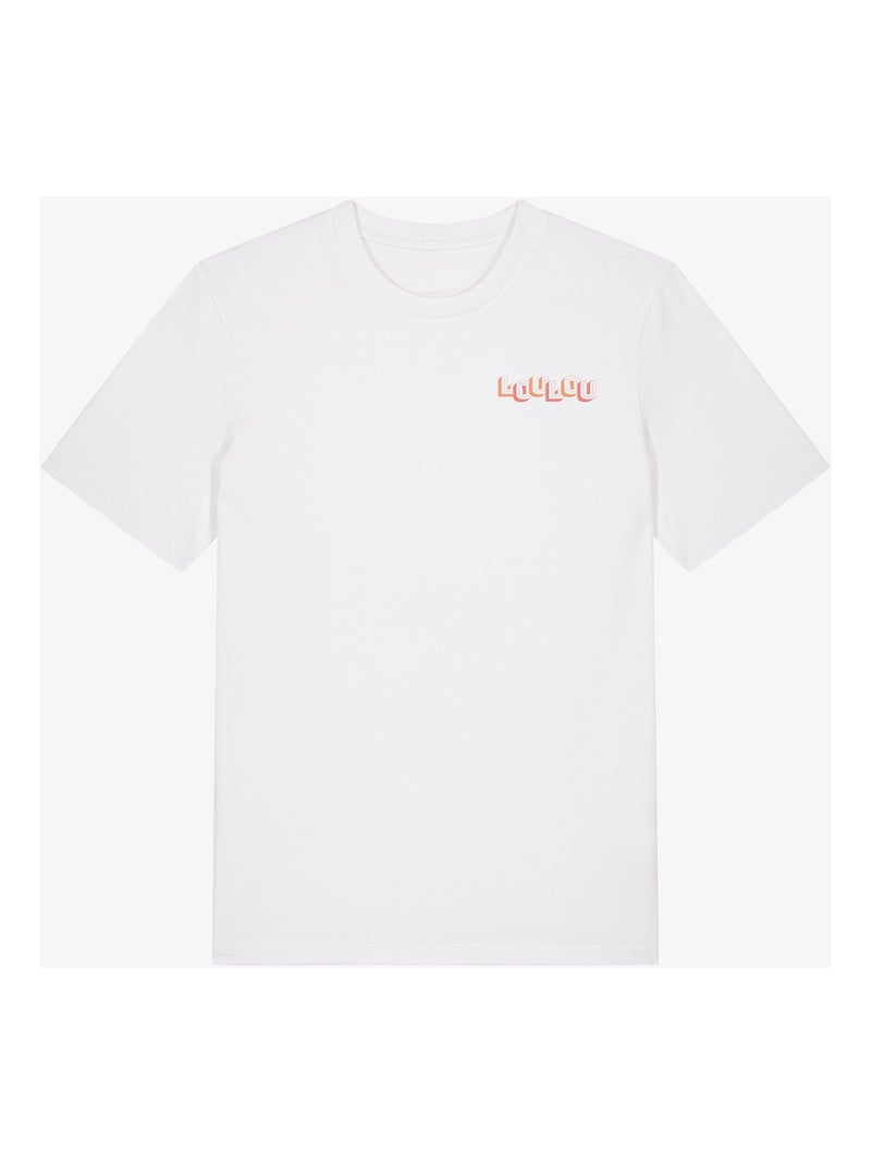 T-shirt Homme - LOULOU COEUR Blanc - Kiabi