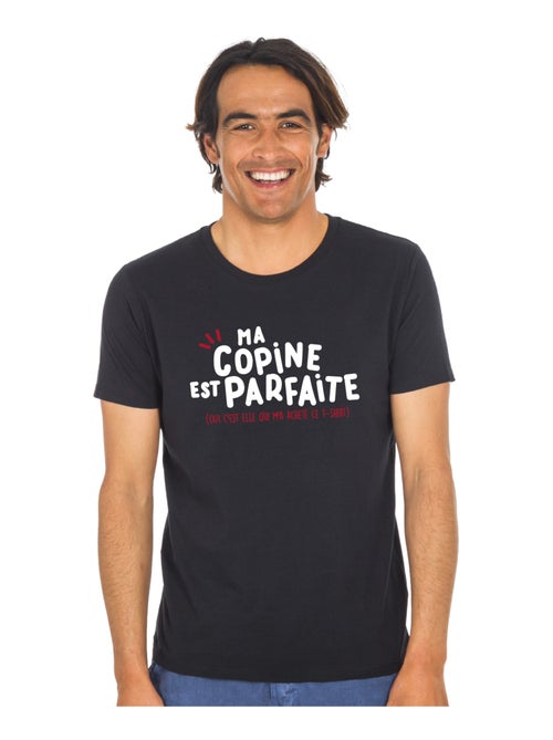 T-shirt Homme - MA COPINE EST PARFAITE (OUI C'EST ELLE QUI M'A ACHETÉ CE T-shirt Homme -) - Kiabi