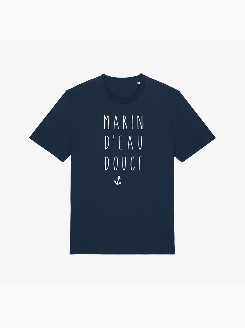 T-shirt Homme - MARIN D'EAU DOUCE Bleu marine - Kiabi