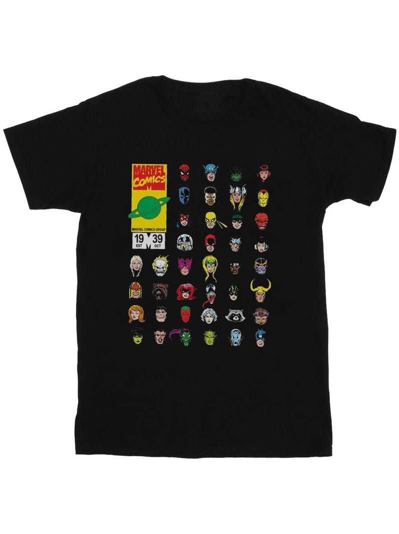 T-shirt homme - marvel Noir - Kiabi