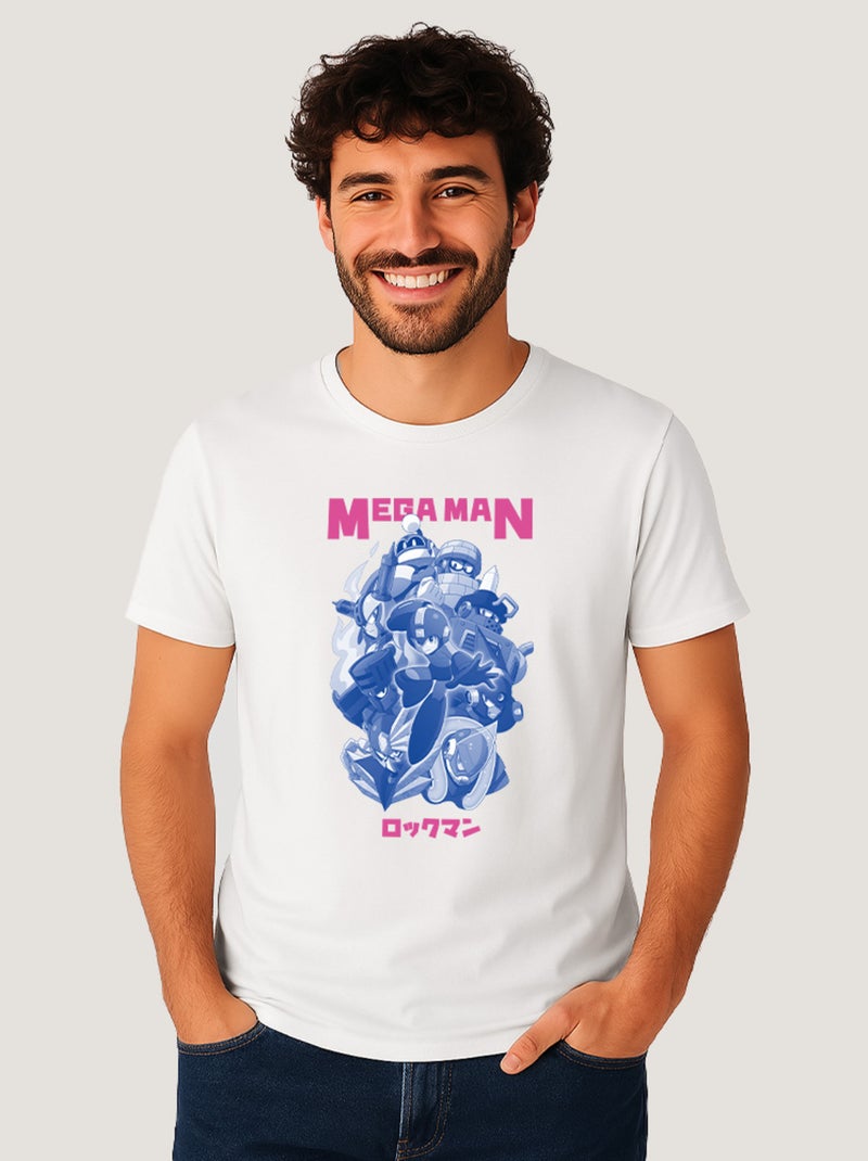T-shirt Homme - MEGAMAN 6 Blanc - Kiabi