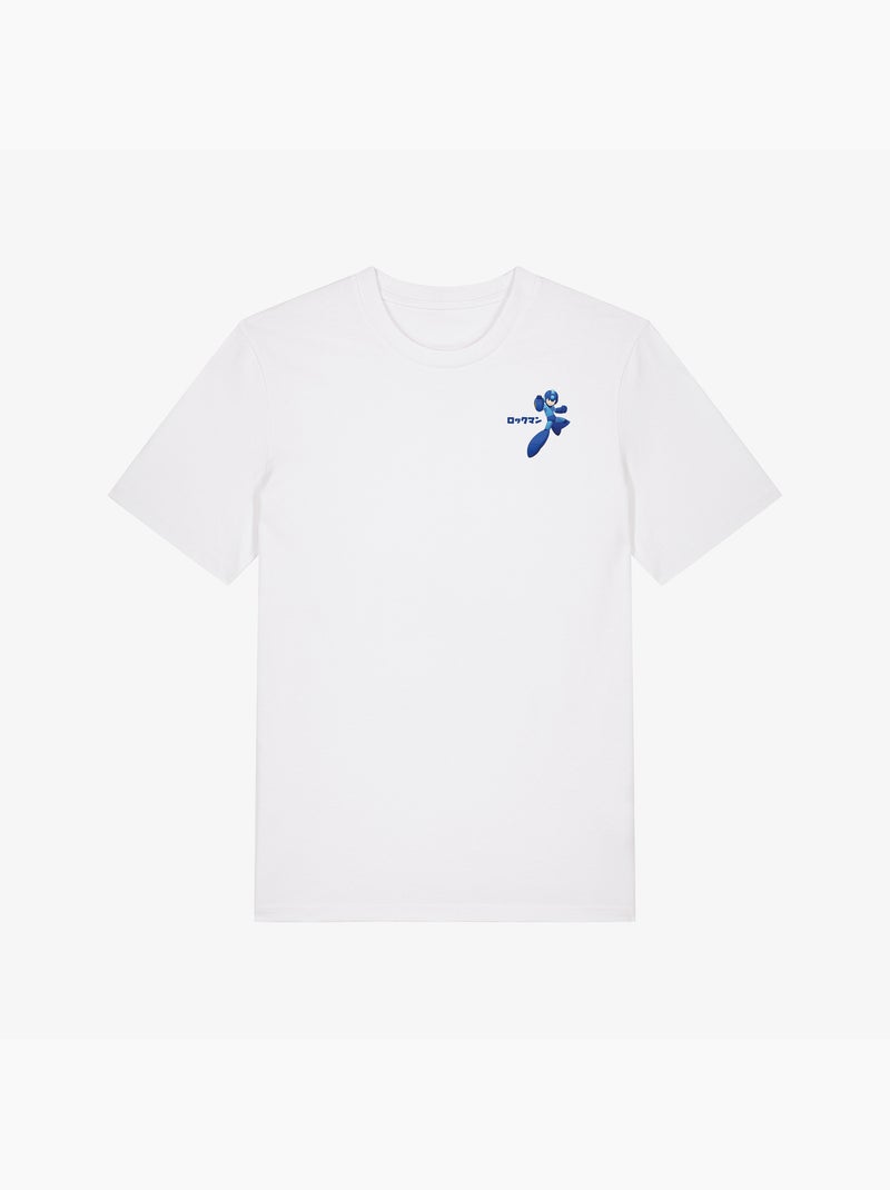 T-shirt Homme - MEGAMAN CŒUR Blanc - Kiabi