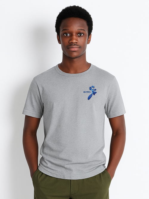 T-shirt Homme - MEGAMAN CŒUR - Kiabi