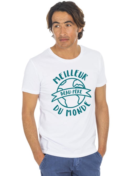 T-shirt Homme - MEILLEUR BEAU PÈRE DU MONDE - Kiabi