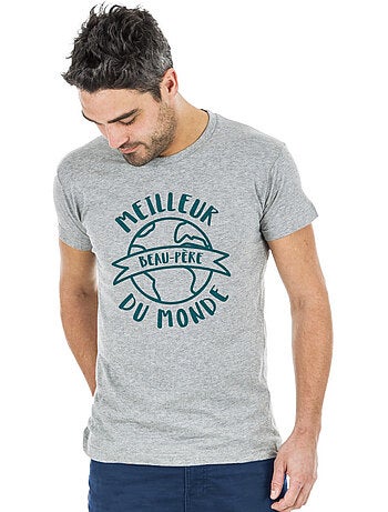 T-shirt Homme - MEILLEUR BEAU PÈRE DU MONDE