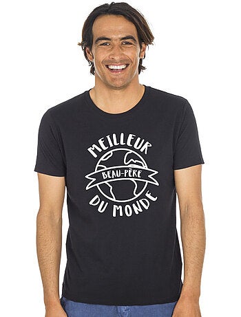 T-shirt Homme - MEILLEUR BEAU PÈRE DU MONDE