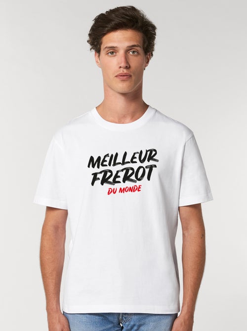 T-shirt Homme - MEILLEUR FREROT DU MONDE - Kiabi