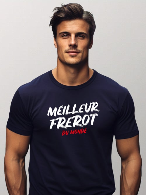 T-shirt Homme - MEILLEUR FREROT DU MONDE - Kiabi