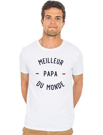 T-shirt Homme - MEILLEUR PAPA DU MONDE 2 MPT