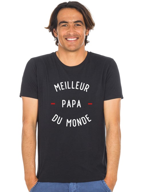 T-shirt Homme - MEILLEUR PAPA DU MONDE 2 MPT - Kiabi