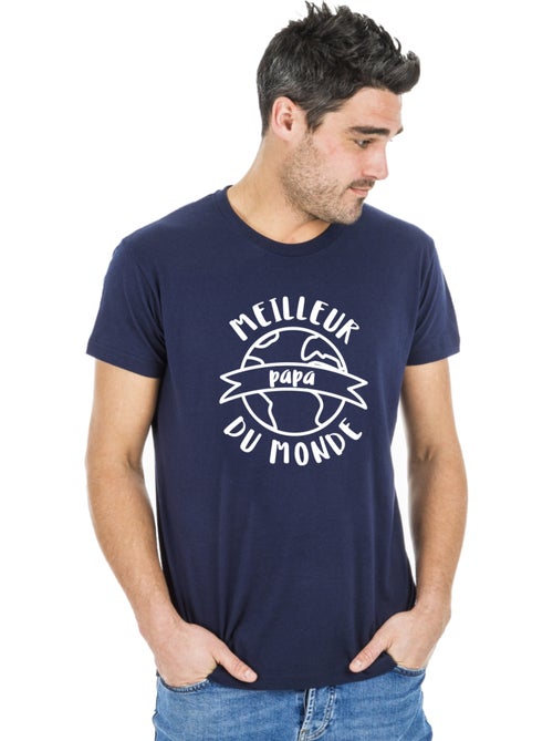 T-shirt Homme - MEILLEUR PAPA DU MONDE - Kiabi