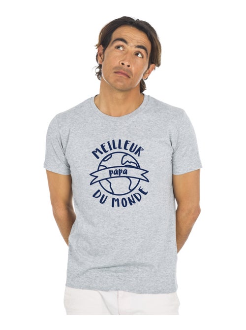 T-shirt Homme - MEILLEUR PAPA DU MONDE - Kiabi