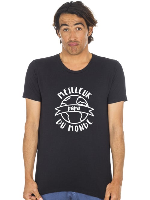 T-shirt Homme - MEILLEUR PAPA DU MONDE - Kiabi