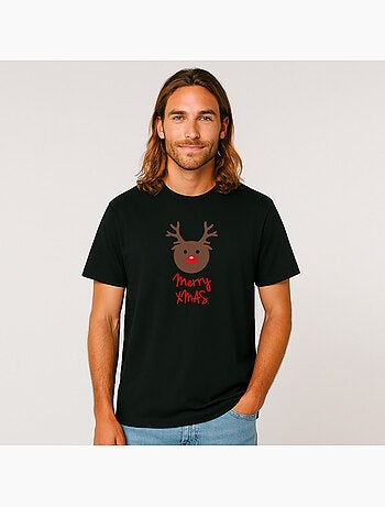 T-shirt Homme - MERRY XMAS RENNE