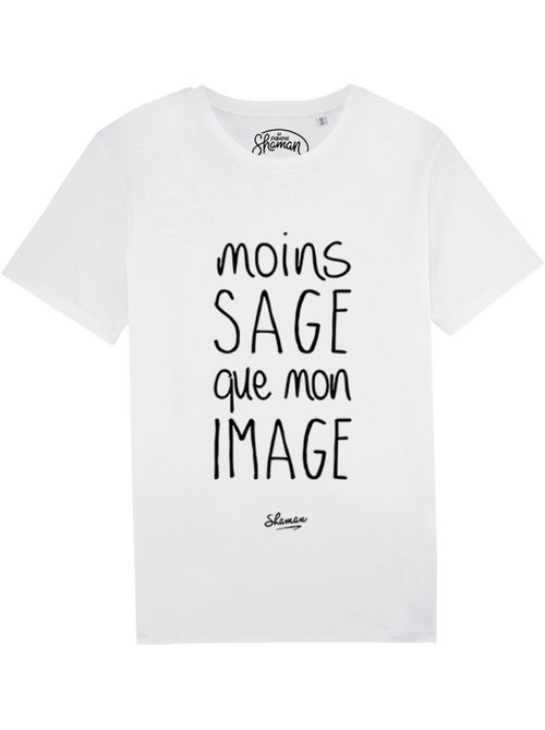 T-shirt Homme - MOINS SAGE QUE MON IMAGE - Kiabi