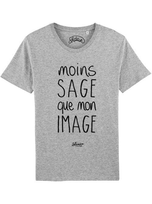 T-shirt Homme - MOINS SAGE QUE MON IMAGE - Kiabi