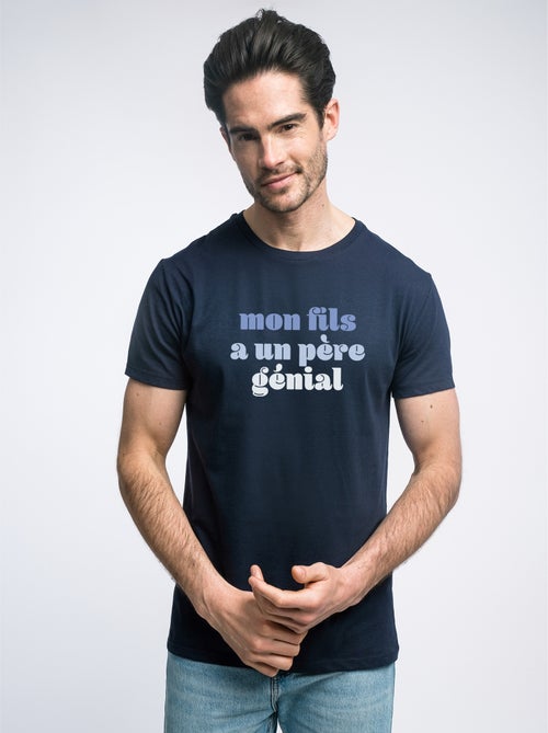 T-shirt Homme - MON FILS A UN PÈRE GÉNIAL - Kiabi