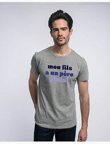 T-shirt Homme - MON FILS A UN PÈRE GÉNIAL