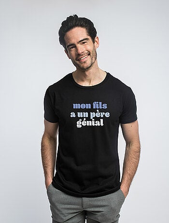 T-shirt Homme - MON FILS A UN PÈRE GÉNIAL