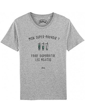T-shirt homme - mon super-pouvoir? Faire disparaitre les mojitos