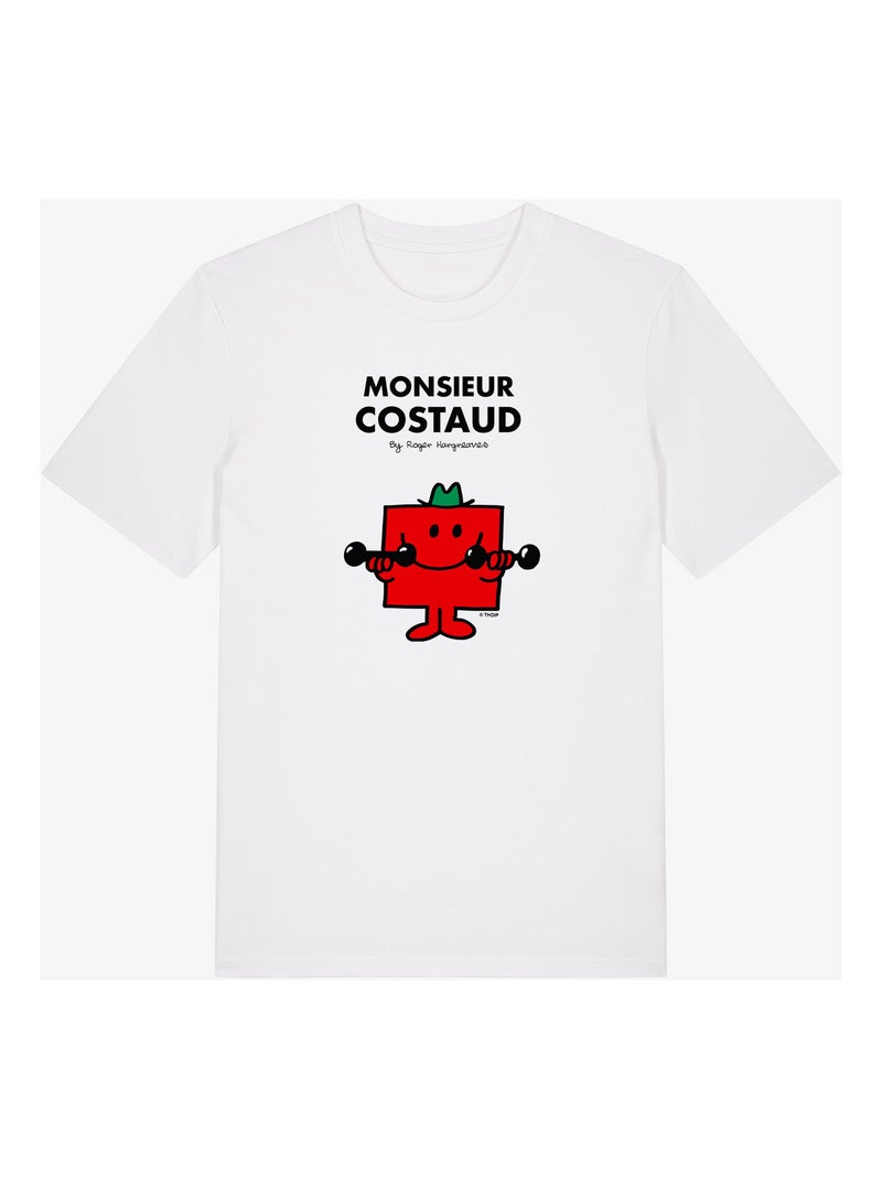 T-shirt Homme - MONSIEUR COSTAUD Blanc - Kiabi