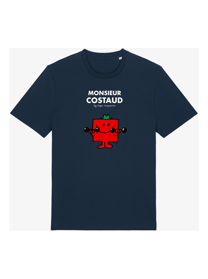 T-shirt Homme - MONSIEUR COSTAUD Bleu marine - Kiabi