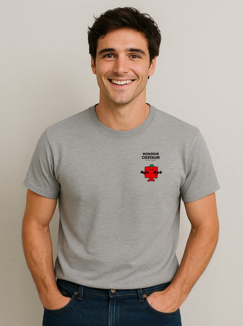 T-shirt Homme - MONSIEUR COSTAUD COEUR - Kiabi