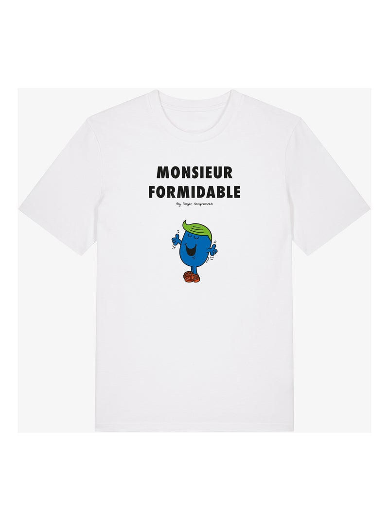 T-shirt Homme - MONSIEUR FORMIDABLE Blanc - Kiabi