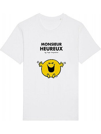 T-shirt homme - monsieur heureux