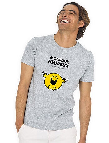 T-shirt homme - monsieur heureux