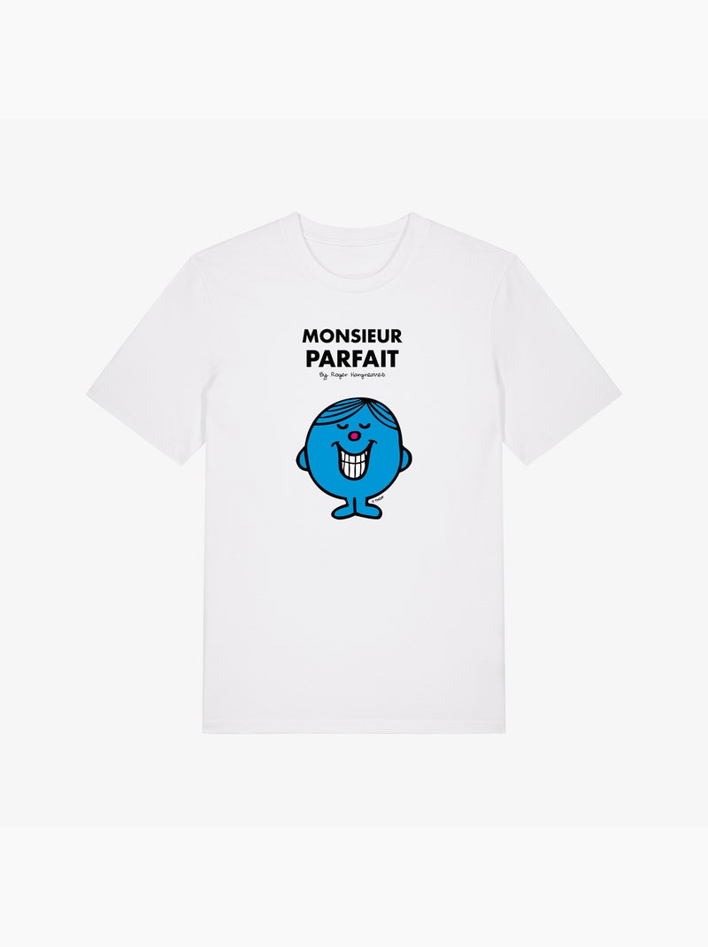 T-shirt Homme - MONSIEUR PARFAIT Blanc - Kiabi