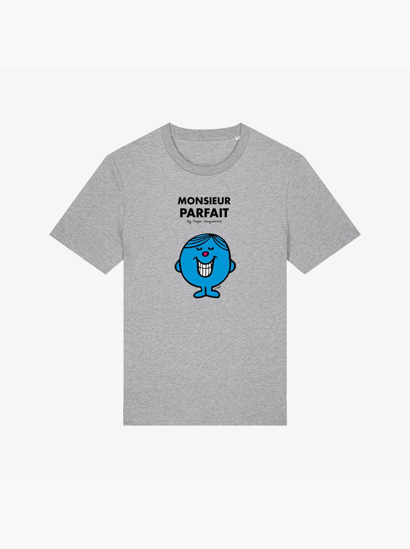 T-shirt Homme - MONSIEUR PARFAIT Gris chiné - Kiabi