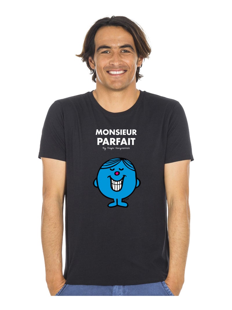T-shirt Homme - MONSIEUR PARFAIT Noir - Kiabi