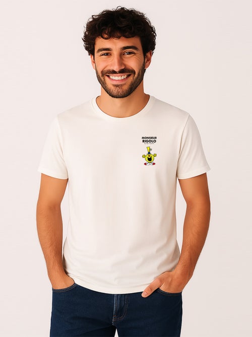 T-shirt Homme - MONSIEUR RIGOLO CŒUR - Kiabi