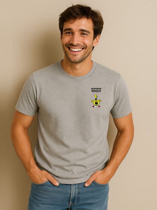 T-shirt Homme - MONSIEUR RIGOLO CŒUR - Kiabi