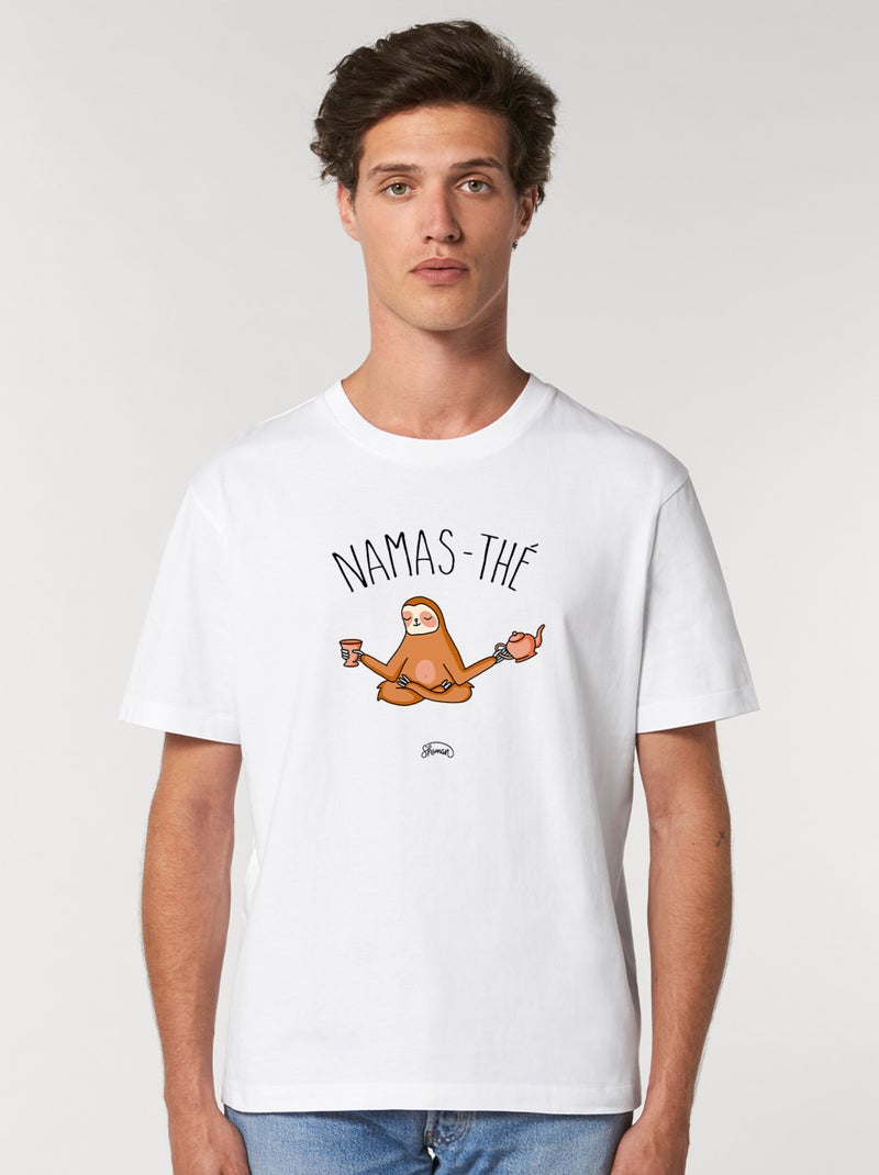 T-shirt Homme - NAMASTHE Blanc - Kiabi