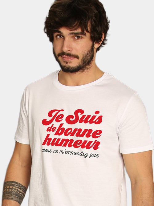 T-shirt Homme - NE M'EMMERDEZ PAS - Kiabi
