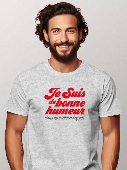 T-shirt Homme - NE M'EMMERDEZ PAS - Kiabi