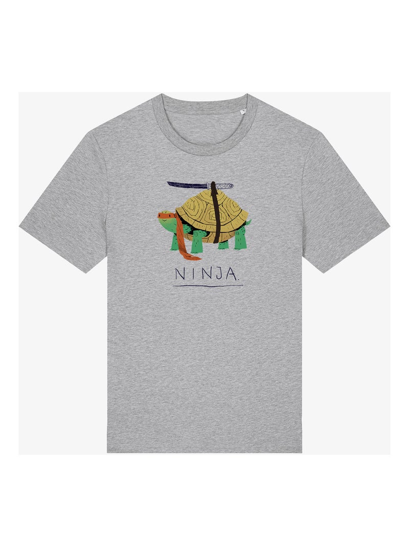 T-shirt Homme - NINJA TURTLE Gris chiné - Kiabi