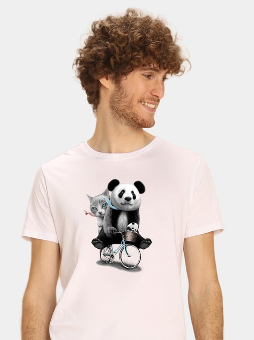 T-shirt Homme - PANDA BICYCLE - Kiabi